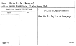 List, C.H. (Manager)