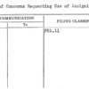 List of Concerns Requesting Use of Insignia