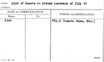 List of Guests to Attend Luncheon of July 19