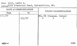 List, Lewis A.