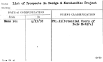 List of Prospects in Design & Merchandise Project