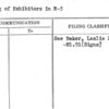 Listing of Exhibitors in N-5