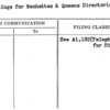 Listings for Manhattan & Queens Directories