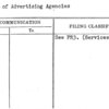 Lists of Advertising Agencies