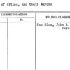 Lists of Cities, and their Mayors