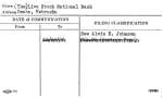 (The) Live Stock National Bank