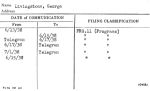 Livingstone, George