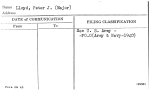 Lloyd, Peter J. (Major)