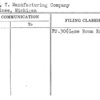 Lloyd, T. Manufacturing Company