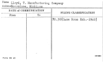 Lloyd, T. Manufacturing Company