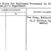 Locker Space for Uniformed Personnel In Office