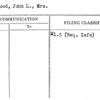 Lockwood, John L., Mrs.
