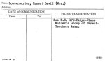 Loewenwarter, Ernest David (Mrs.)