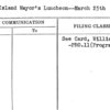 Long Island Mayor's Luncheon--March 25th