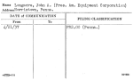 Longacre, John A. (Pres. Am. Equipment Corporation)