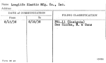 Longlife Elastic Mfg. Co., Inc.