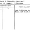 Lopez, Justo N. (Executive Secretary)