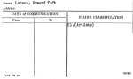 Lorenz, Howard Taft