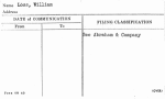 Loss, William