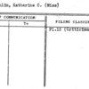 Loughlin, Katherine C. (Miss)