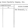Lovejoy Patent Specialty Company, Inc.