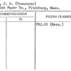 Lowe, J.A. (Treasurer)