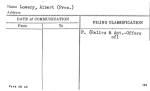Lowery, Albert (Pres.)