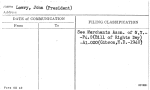 Lowry, John (President)