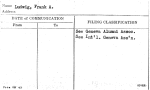 Ludwig, Frank A.