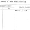 Luthy, George L. (Mrs. Edith Carroll)