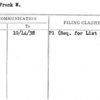 Lynch, Frank M.
