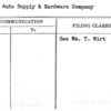 M & W Auto Supply & Hardware Company