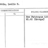 Macrobbie, Leslie H.