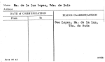 Ma. de la Luz Lopez, Vda. de Ruiz