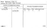 Madden, John J.