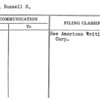 Madden, Russell S.