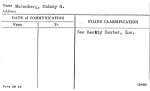 Madenberg, Sidney G.