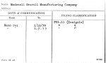 Madewell Overall Manufacturing Company