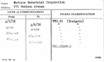 Madison Industrial Corporation