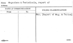 Magazines & Periodicals, report of