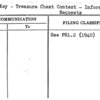 Magic Key - Treasure Chest Contest - Information Requests