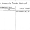 Maguire, Florence L. (Display Division)
