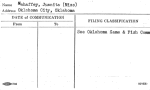 Mahaffey, Juanita (Miss)