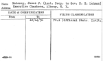 Mahoney, James J. (Asst. Secy. to Gov. H.H. Lehman)