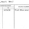 Maillet, Mary O. (Mrs.)