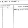 Main, J.F. (Mrs. Elizabeth W.)