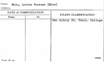 Main, Louise Persons (Miss)