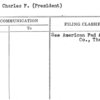 Mains, Charles F. (President)