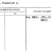Major, Frederick A.