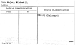 Major, Mildred E.